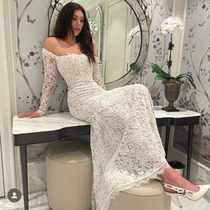 Tyler Gown in Ivory by HEARTLOOM
Size Medium